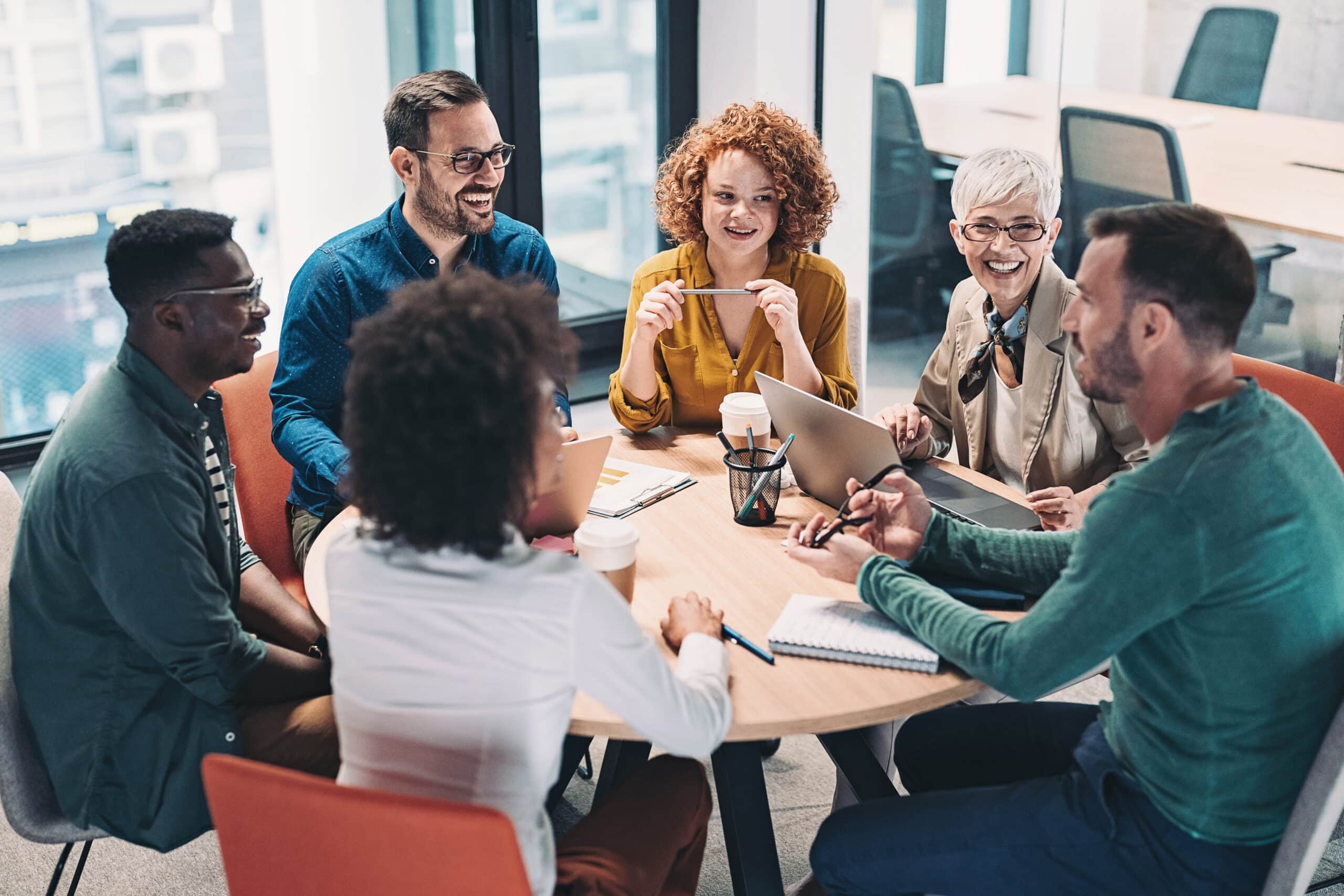 Human Resources professionals having a meeting